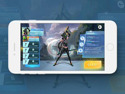 Game design UI/UX