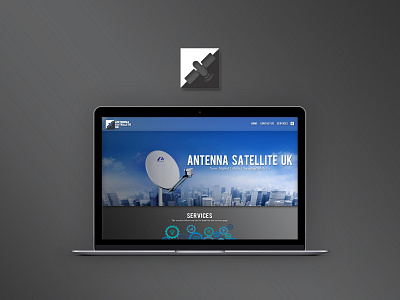 Antenna Satellite Uk - Web Interface branding desgin desginer design flat graphic art graphic arts icon illustration ios logo minimal mobile modern typography ui ux vector web website