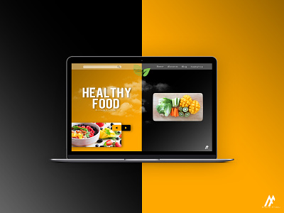 Healthy Food Website Concept - 2018