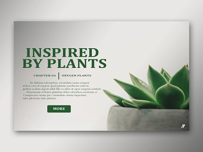 INSPIRED BY PLANTS CONCEPT - 2018 art branding design flat graphic art graphic arts icon illustration logo minimal modern plant plant logo plants simple typography web website website banner website concept