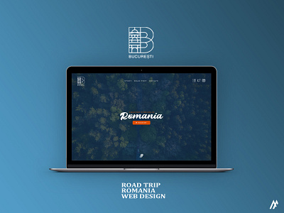 ROAD TRIP ROMANIA WEB DESIGN - 2018 bucharest bucuresti design flat graphic art icon logo minimal modern romania romanian simple special ui ux web webdesign website website banner website concept