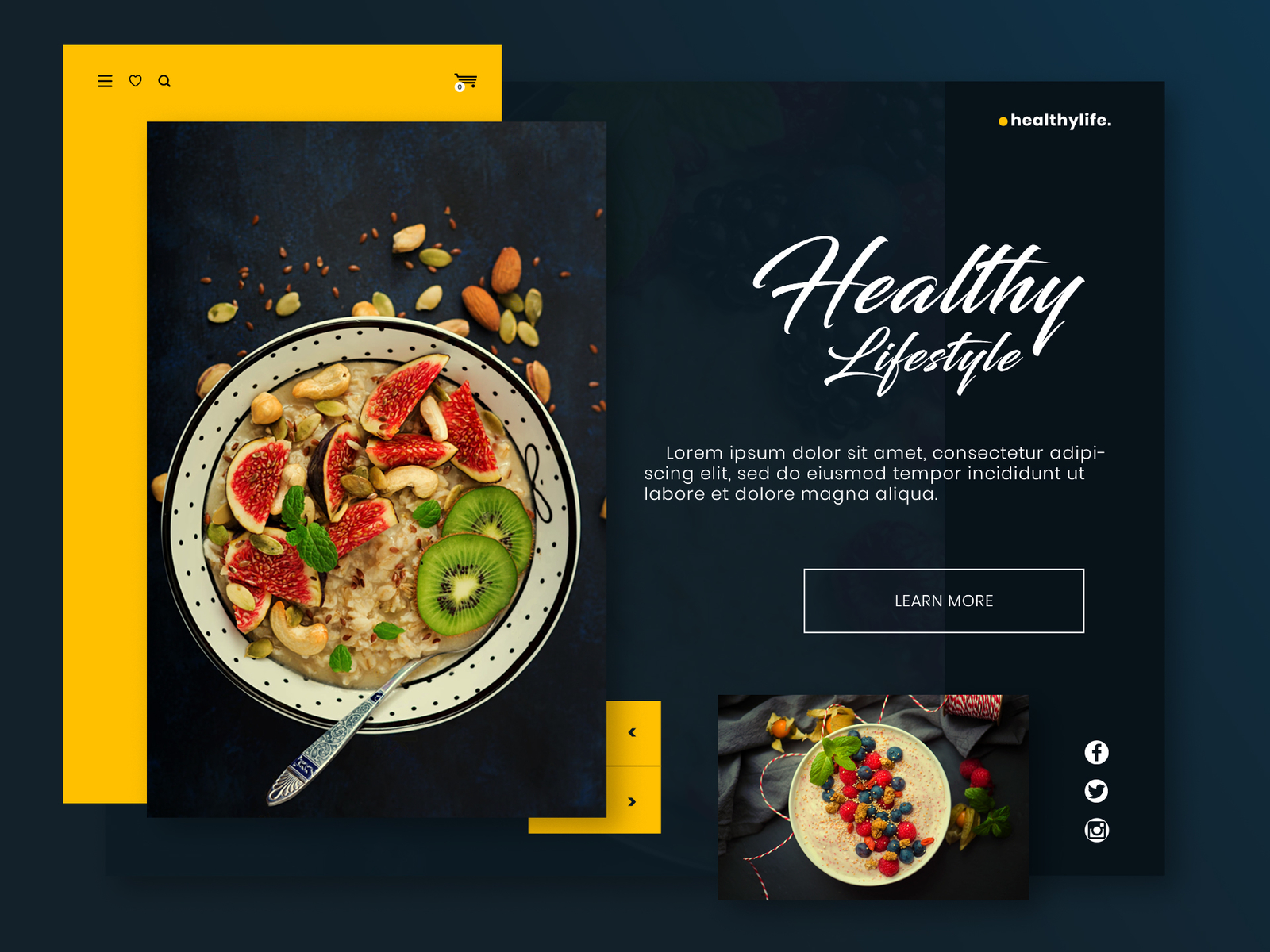 HEALTHY LIFESTYLE CONCEPT - 2018 by Fredy Andrei on Dribbble