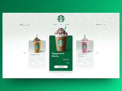 STARBUCKS WEBDESIGN - 2019