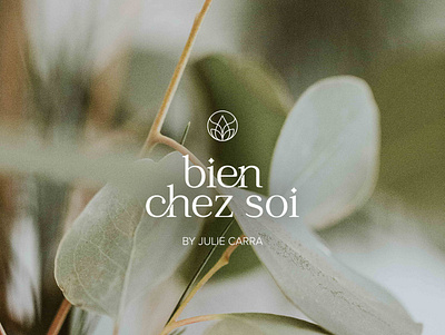 Bien Chez Soi branding design elegant logo nature