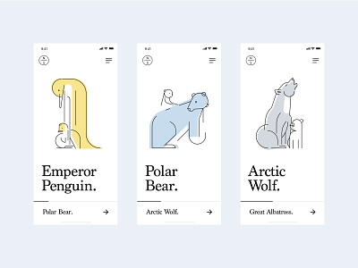 Animal Illustrations - IOS App
