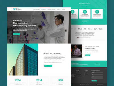 Nikol Healthcare UI & UX Design creative design graphic design health medical minimal modern pharmacy redesign ui ux web webdesign website design