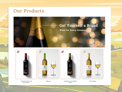 Wine Distributor / Winery #2 (Products inhouse) bio bottle design bottle label branding concept design ui ux web winery