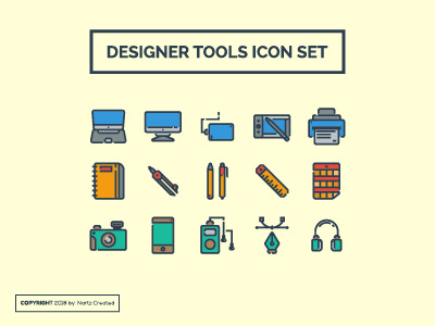 Designer Tools Icon Set design designer icon logo set tools