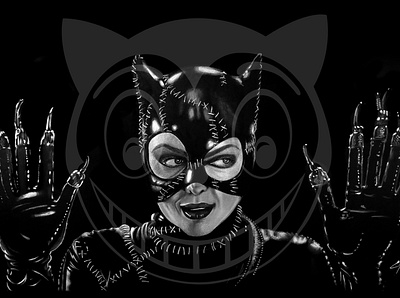 ww Blax Catwoman acrylic acrylics catwoman comic art comic book art comics illustration painting superhero