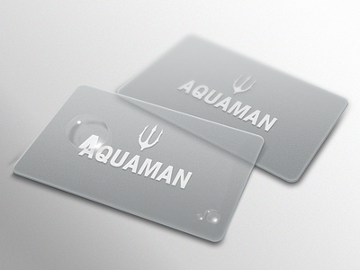 Superhero Business Card | Weekly Warm Up aquaman dribbbleweeklywarmup graphicdesign superhero