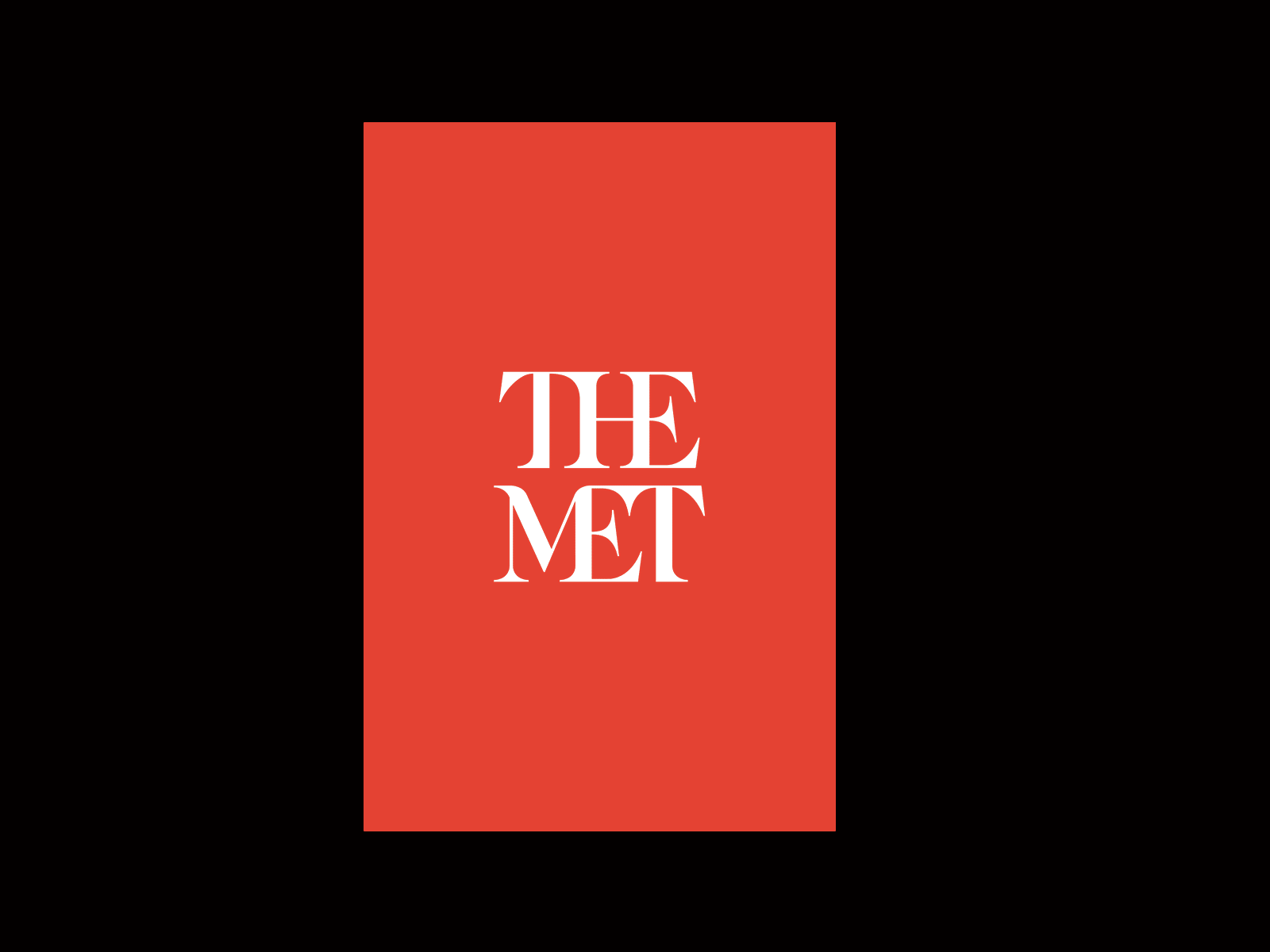 The Met Step Inside Again branding design event branding poster typography