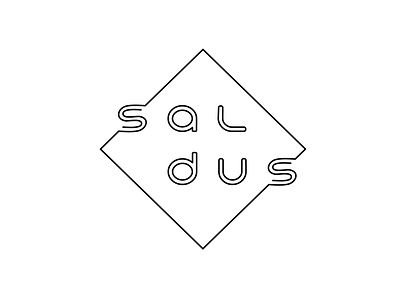 Saldus adobe ilustrator black and white design line lineart saldus symbol typography