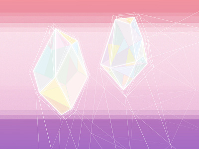 Diamonds design diamond art diamonds illustration line art pastel color pink