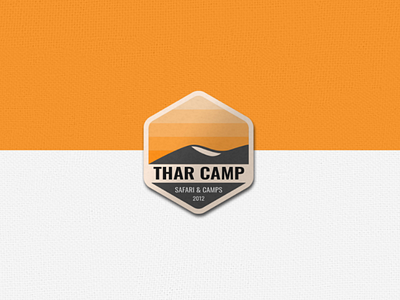 Thar badge design logo badge illustrator monogram