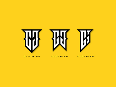 Logo design, monogram logo illustration monogram