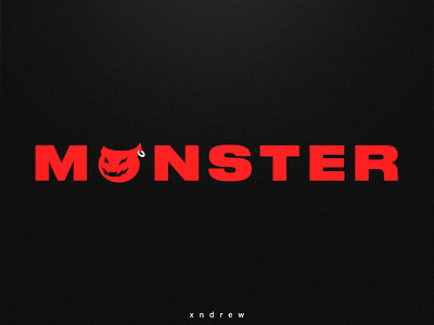 Monster logo angry branding demon design esport flat illustration logo mascot monster vector xndrew