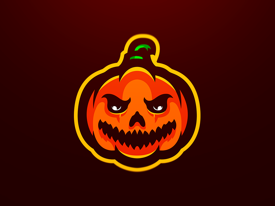 Halloween pumpkin designed by Xndrew. 