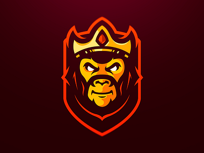 Gorilla branding design esport gorilla illustration logo mascot vector xndrew