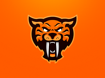 Tiger design esport illustration logo mascot tiger vector xndrew