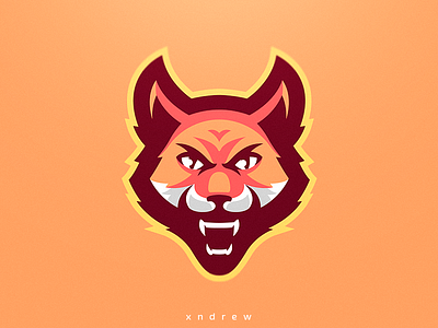 Fox branding design esport fox illustration logo mascot vector xndrew