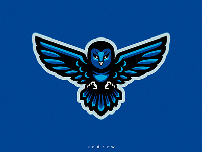 Owl branding design esport illustration logo mascot owl vector xndrew