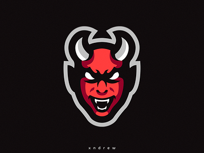 Demon angry demon design devil devils esport illustration logo mascot vector xndrew