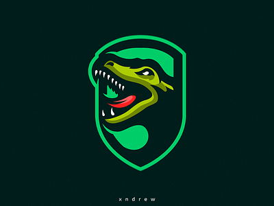 Dinosaur angry animal branding design dinosaur esport illustration logo mascot vector xndrew