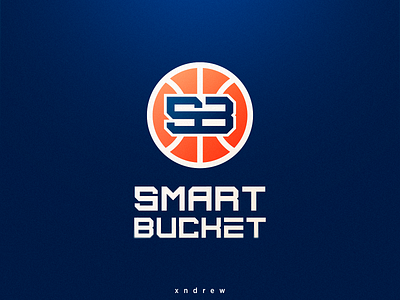 Smart Bucket ball basketball branding bucket design icon illustration logo mascot smart vector xndrew