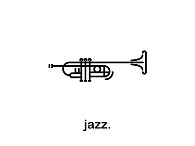 Jazz Pictogram instrument jazz mood music musical notes pictogram trumpet