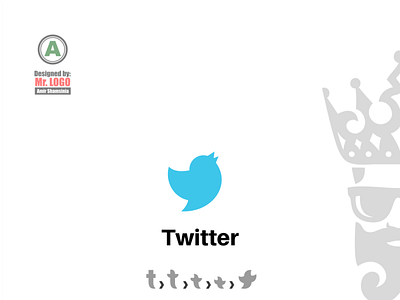 The new version logo for Twitter Inc Designed by: Amir Shamsinia amirshamsinia best branding design drawing graphic illustration logo twitter twitter bootstrap twitter feed twitter icon twitterrific typography