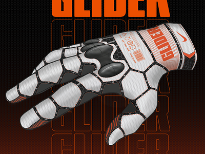 GLIDER Longboard Gloves fashion illustration industrial design product rendering soft goods