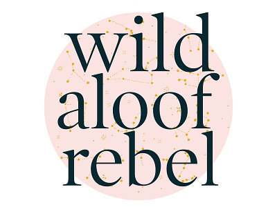Wild Aloof Rebel aloof constellations photoshop procreate rebel schitts creek sticker wild