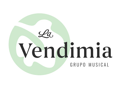 Grupo musical La Vendimia affinitydesigner brand brand design branding logo