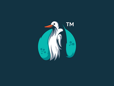 Penguin logo animal blue brand branding business company comunity design harmony ice iceland ilustrator inspiration logo logoinspiration modern penguin professional sea sport