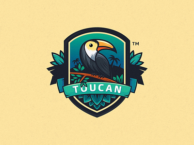 Toucan adobe amazing animal brand branding business company comunity design esport harmony illustration ilustrator inspiration logo logoinspiration modern professional sield sport