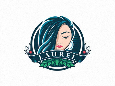Laurel beauty brand branding business cartoon character company concept design detailed harmony illustration ilustrator inspiration logo mascot modern