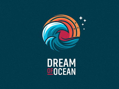 Dream of Oceam brand branding branding design classic design icon ilustration inspiration logo modern