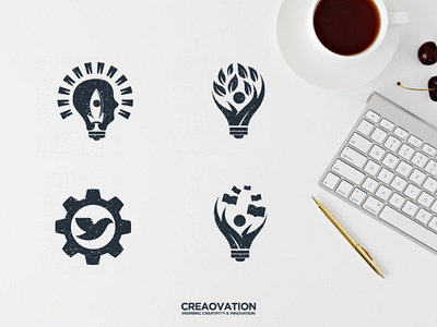 Creaovation branding business design icon ilustration inspiration logo