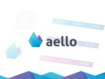 Aello app business company design icon iconic ilustration logo mobile premium professional