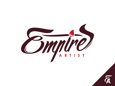Empire artist awesome desigb branding design business design inspiration font script graphic designer hand lettering logo logo monogram professional typography
