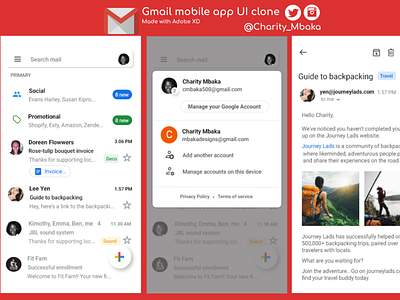 gmail ui clone