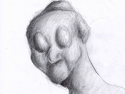 Human (!) drawin human nonhuman painting sketch