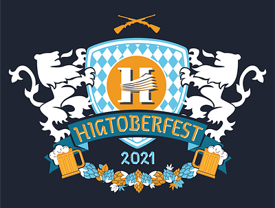 HIGtoberfest logo brand company graphic design illustration octoberfest vector