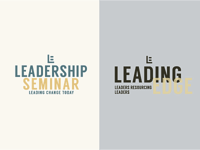 Leadership Ministry logos brand branding church graphic design illustration logo ministry typography
