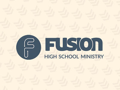 Fusion arrows brand church design fusion icon logo ministry typography
