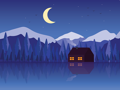 Silent Night branding design google illustration