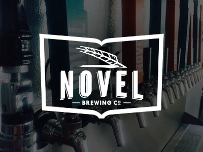 Novel Brewing Co. beer branding brewing logo packaging