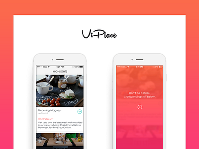 Mobile UI Feed clean feed food ui ux