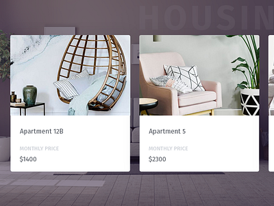 Cards cards real estate ui web