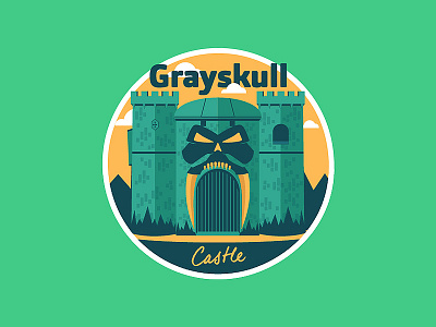 Grayskull Castel castel grayskull heman heymikel mastersofuniverse skull vector